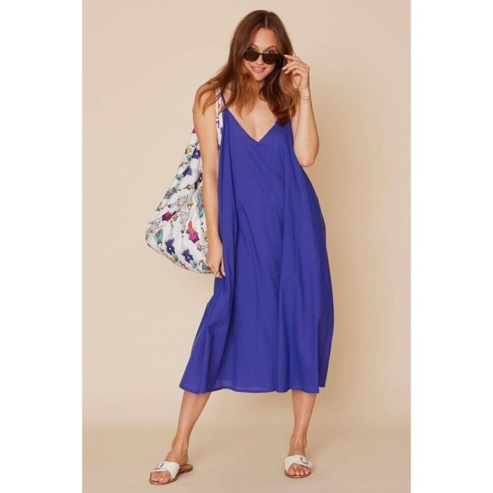 Women's Flowing Royal Blue Sundress